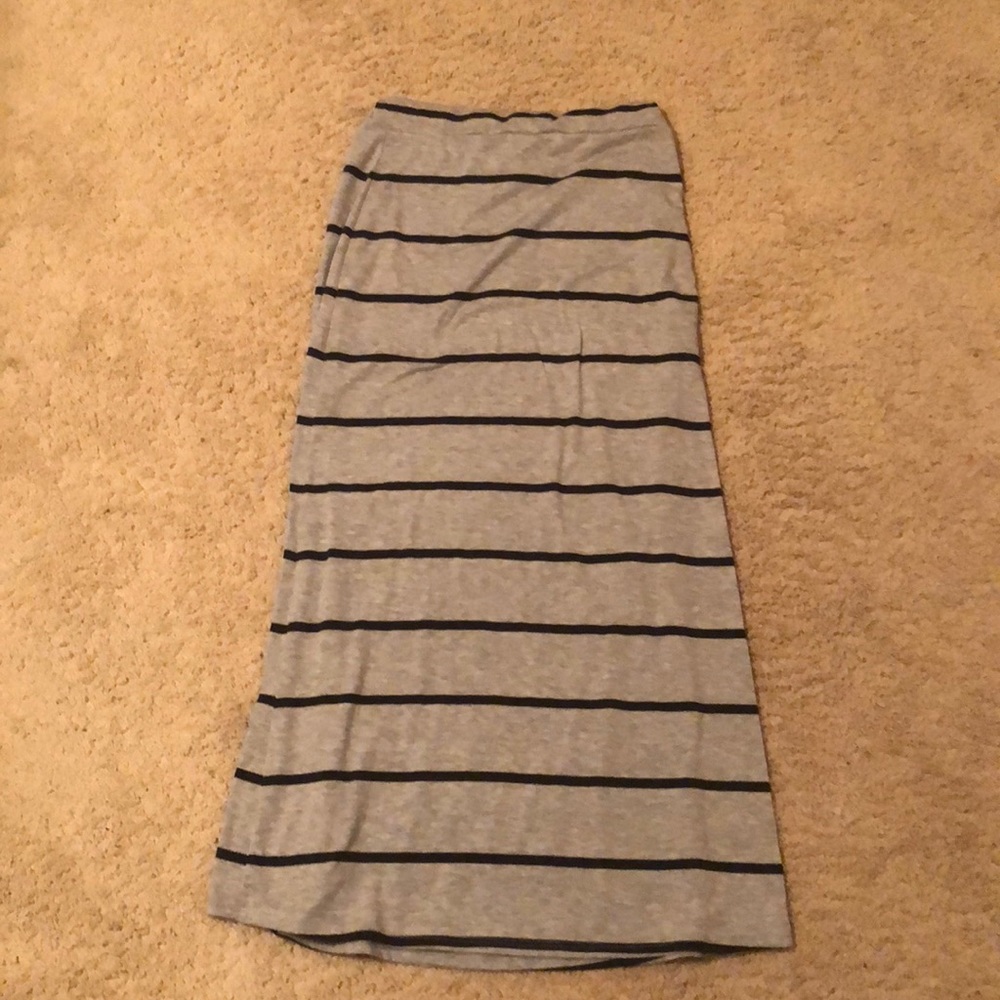 Black and Gray Skirt